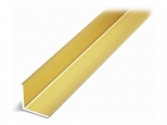 Уголок профиль алюминий золото 15х15х1,0х1000 мм