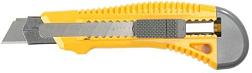 Нож технический с выдвижным лезвием 18 мм; STAYER, 0913