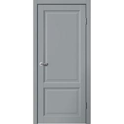 Полотно дверное Fly Doors CLASSIC С2 эмалит серый ПГ 800мм; Сибирь Профиль