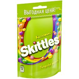 Конфеты жевательные Skittles 100 г Кисломикс Пауч