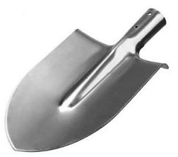 Лопата штыковая нержавеющая сталь без черенка; ЗУБР, 39440