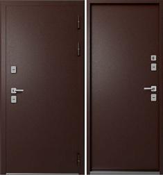 Дверь металлическая Термо М-1 МИНИ 960х1900мм R 1,2мм антик медь металл/металл