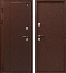 Дверь металлическая V01 960х2050мм L 1,0мм антик медь металл