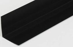 Уголок профиль пластик черный 1000х15х15х1,2 мм
