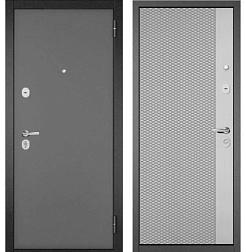 Дверь металлическая Мастино TRUST ECO 159 960 R Антрацит букле/Светло-серый; Бульдорс