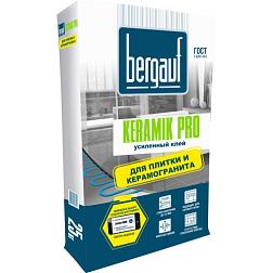 Клей усиленный для керамической плитки Praktik 30кг/48; Bergauf (Бергауф)