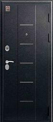 Дверь металлическая С-105 960х2050мм L 1,2мм черный муар/лиственница светлая X7