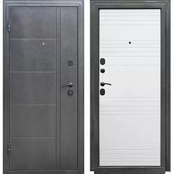 Дверь металлическая Форпост олимп 860х2050мм R серебристый антик/белый софт