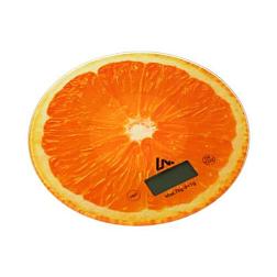 Весы кухонные до 7 кг Апельсин электронные LuazON LVK-701; С-Л, 3549050