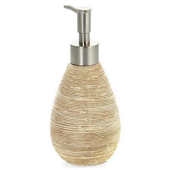 Дозатор для жидкого мыла настольный керамика бежевый Bees light; 351-03