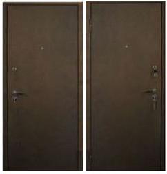 Дверь металлическая Грань-2 860х2050мм L 1,4мм метелл/металл; 2 замка